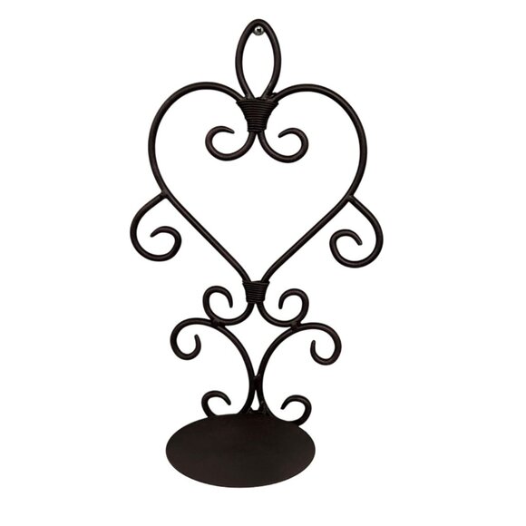 Decorative Wrought Iron Wall Sconce Candle Holder Scroll Design Accent 12x7 Inch - Picture 4 of 14
